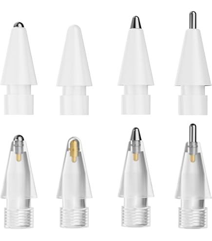 Amazon.com: 8 Pack Apple Pencil Tips, Upgraded Replacement Pencil